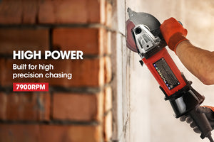 Wall Chaser and Vacuum Combo | Concrete Chasing Machine | Dust Collector | Brand: BAUMR-AG