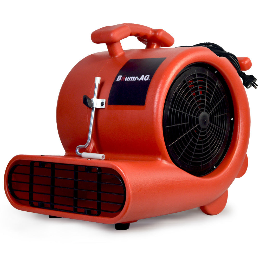 3-Speed Carpet Dryer Air Mover Blower Fan | 1300CFM, Sealed Copper Motor, Poly Housing