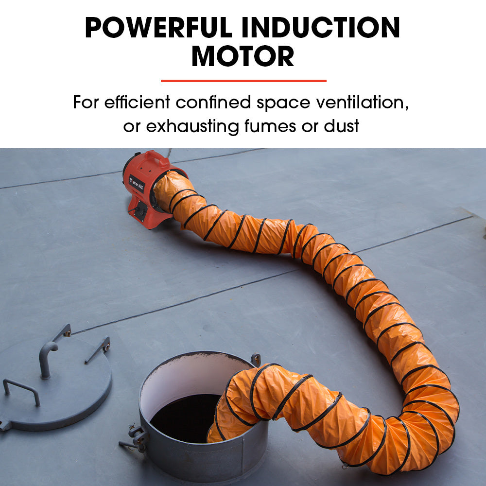 Baumr-AG 300mm Portable Air Blower Mover Axial Ventilation Extraction Fan