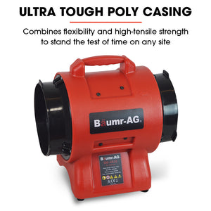 Baumr-AG 300mm Portable Air Blower Mover Axial Ventilation Extraction Fan