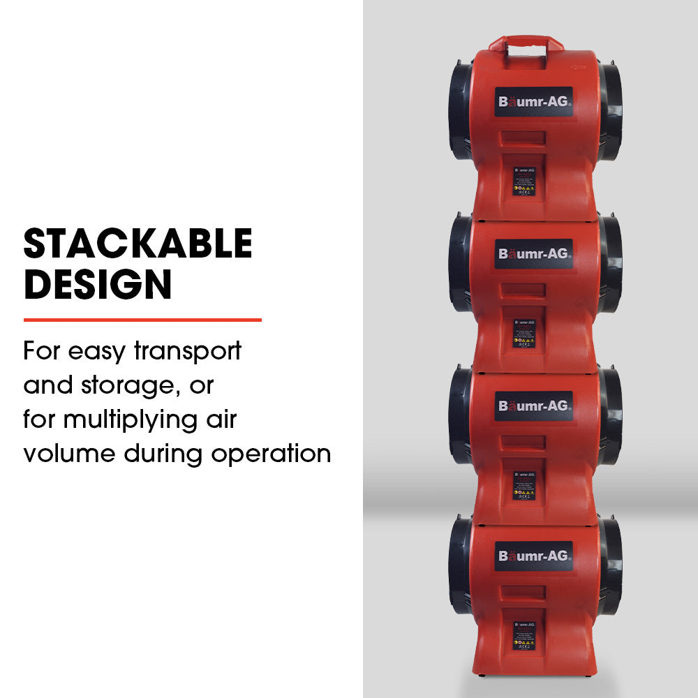 Baumr-AG 300mm Portable Air Blower Mover Axial Ventilation Extraction Fan