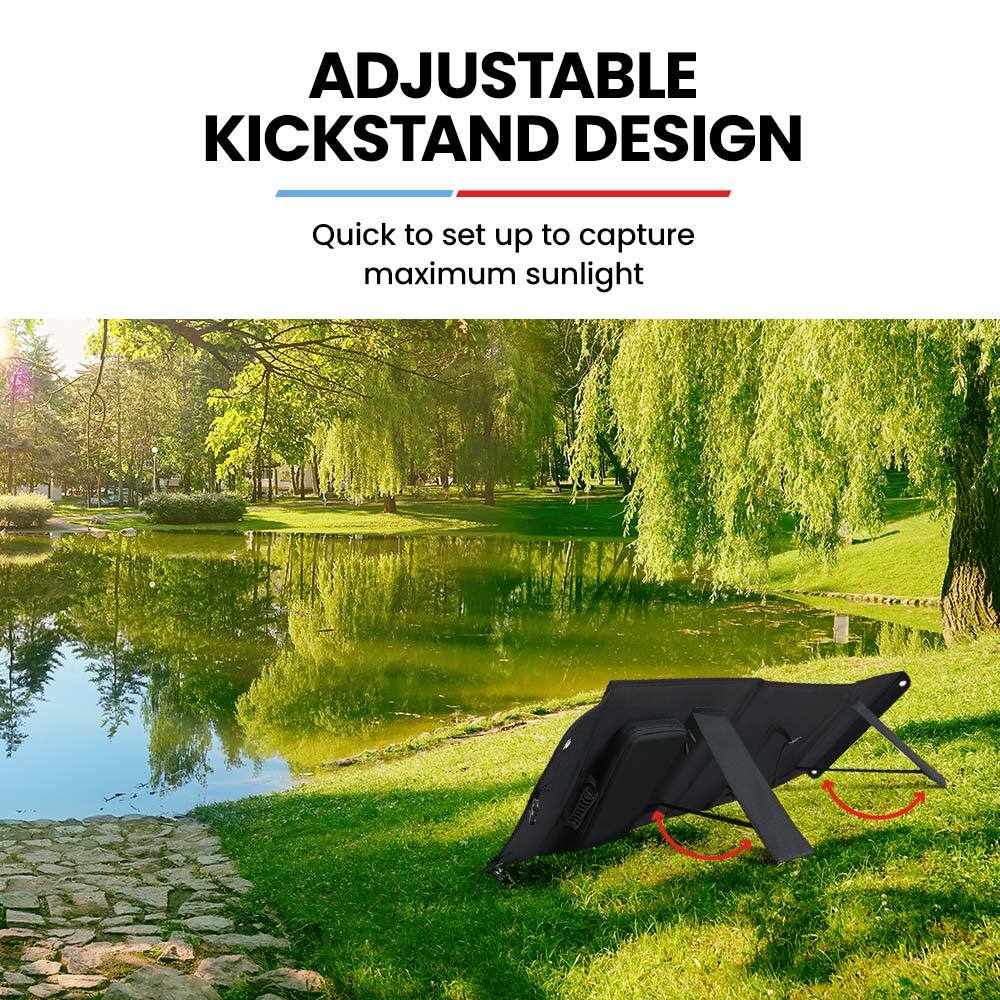 Portable USB Folding Solar Panel | Power: 100W | For Camping | Brand: GENPOWER