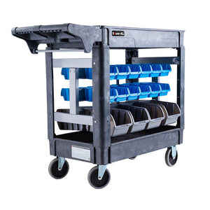 Parts Bin Trolley Service Utility Cart | Storage Mobile Tool Workshop | BAUMR-AG