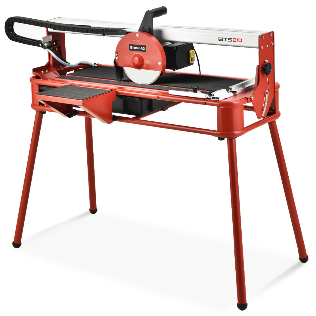 800W Electric Tile Saw Cutter with 200mm (8") Blade | 720mm Cutting Length | Side Extension Table