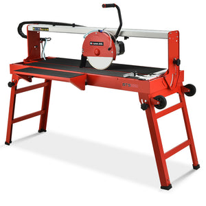 1500W Electric Tile Saw Cutter with 300mm (12") Blade | 920mm Cutting Length | Side Extension Table