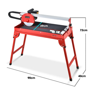Electric Tile Saw Cutter | Power: 800W | Blade Size: 200mm (8") | Cutting Length: 620mm | Brand: BAUMR-AG