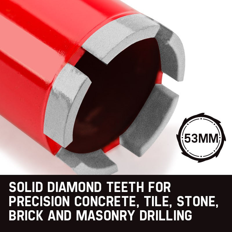 Baumr-AG Diamond Core Drill Bit | 53mm | Concrete Wet Dry Tile Stone Brick Marble
