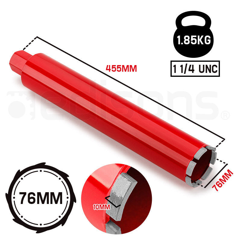 Baumr-AG Diamond Core Drill Bit | 53mm | Concrete Wet Dry Tile Stone Brick Marble