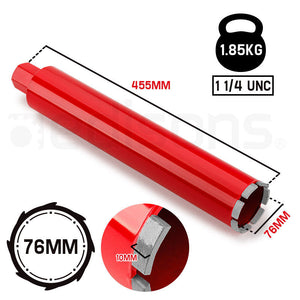 Baumr-AG Diamond Core Drill Bit | 53mm | Concrete Wet Dry Tile Stone Brick Marble