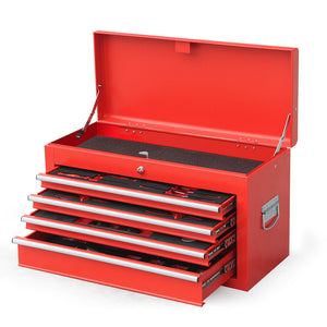 478 Piece Tool Box Chest Kit | Storage Cabinet Set Drawers With Tools | RED | BULLET