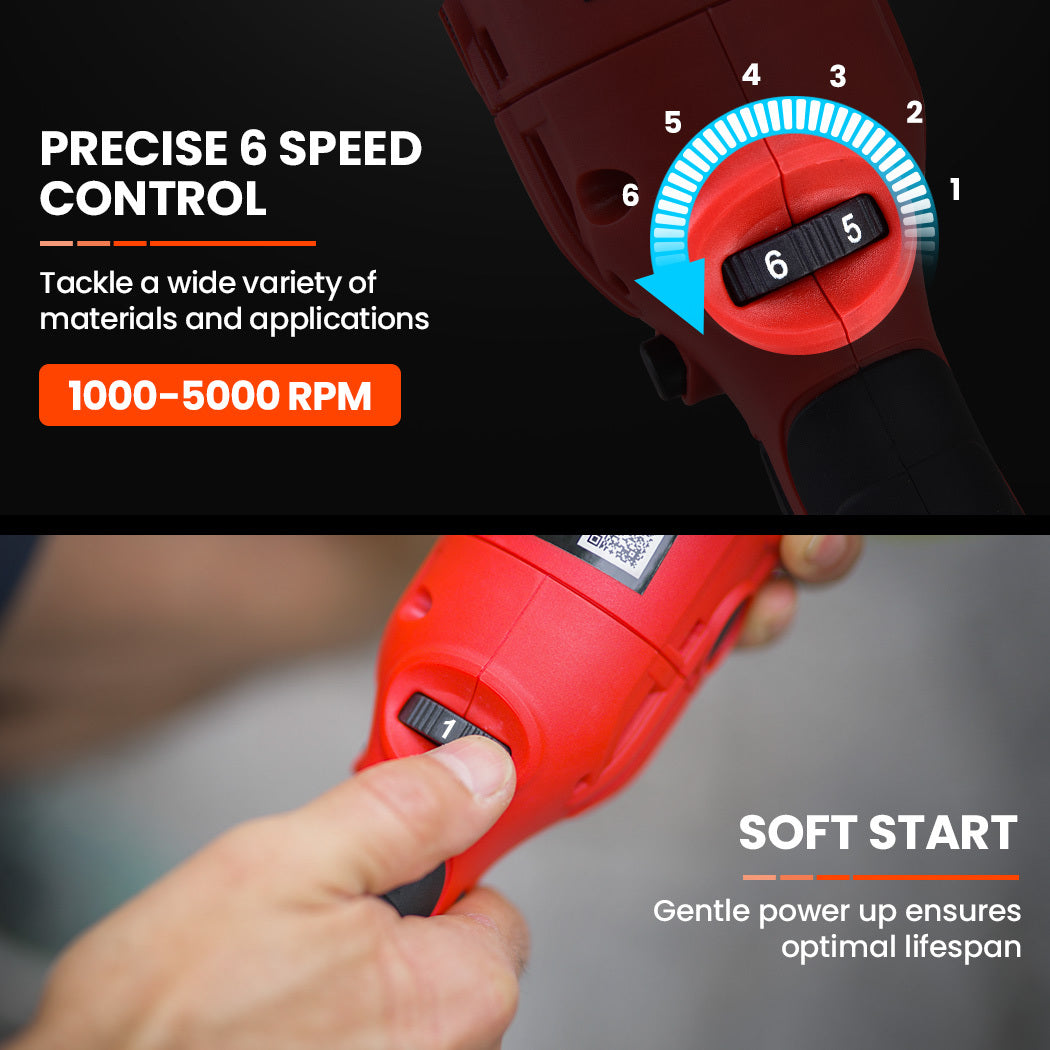 Electric Car Polisher Buffer | Dual Action Orbital Polishing Sanding Waxer Sander Machine | 720W Power | UNIMAC Brand