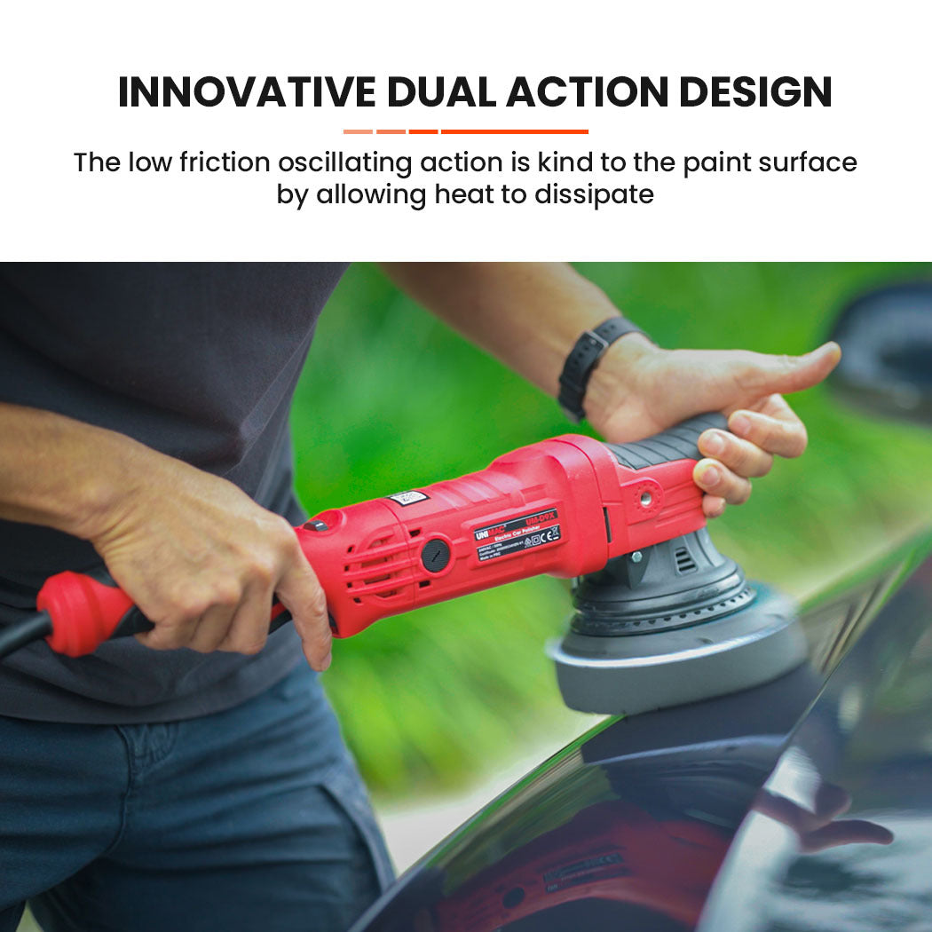 Electric Car Polisher Buffer | Dual Action Orbital Polishing Sanding Waxer Sander Machine | 720W Power | UNIMAC Brand