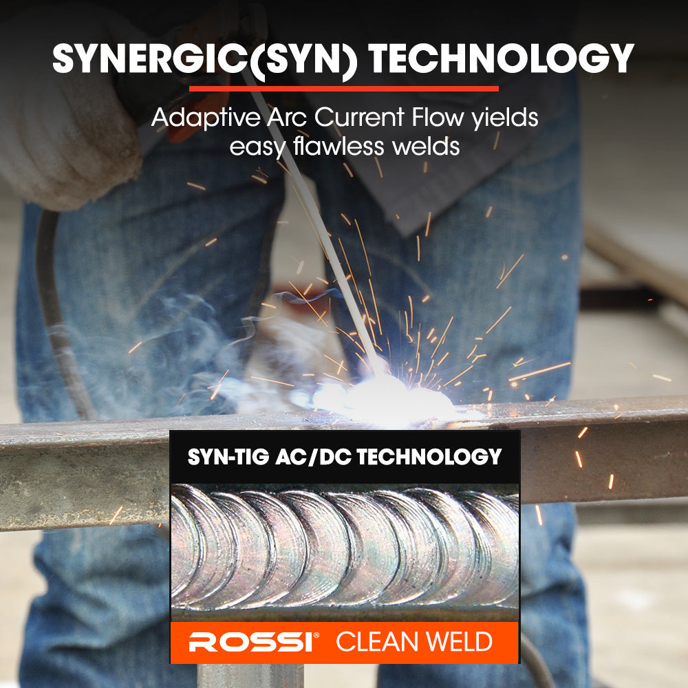 Inverter Welder TIG Arc Stick | Power: 160 Amp | AC/DC | Includes Accessories | Plug Type: 15A | Brand: ROSSI