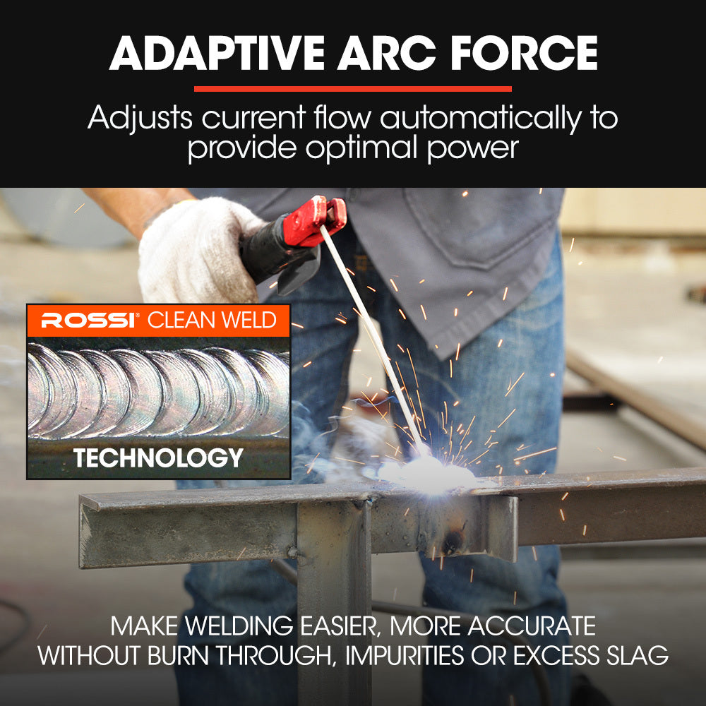 Portable Inverter MMA MAG Gasless Lift-Arc Welder | Power: 120 Amp | Brand: ROSSI