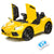 Ride-On Car for Kids with Remote Control and Battery Charger (Lamborghini Inspired, Yellow)