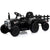 Rovo Kids Electric Battery-Operated Ride-On Tractor Toy with Remote Control (Black)