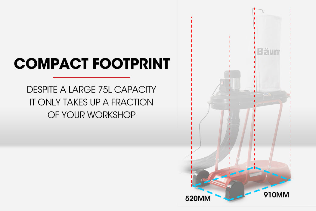 Dust Collector Extraction Cyclone for Woodworking Workshop