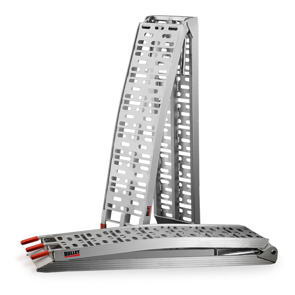 Pair of 2.3m Aluminium Loading Ramps | 1360kg Capacity | BULLET Brand