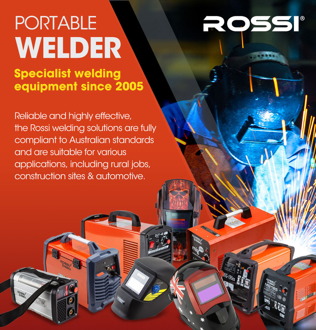 220A MIG Welder Inverter TIG Gasless Portable Welding Machine MMA ARC | Plug Type: 15A | Brand: ROSSI