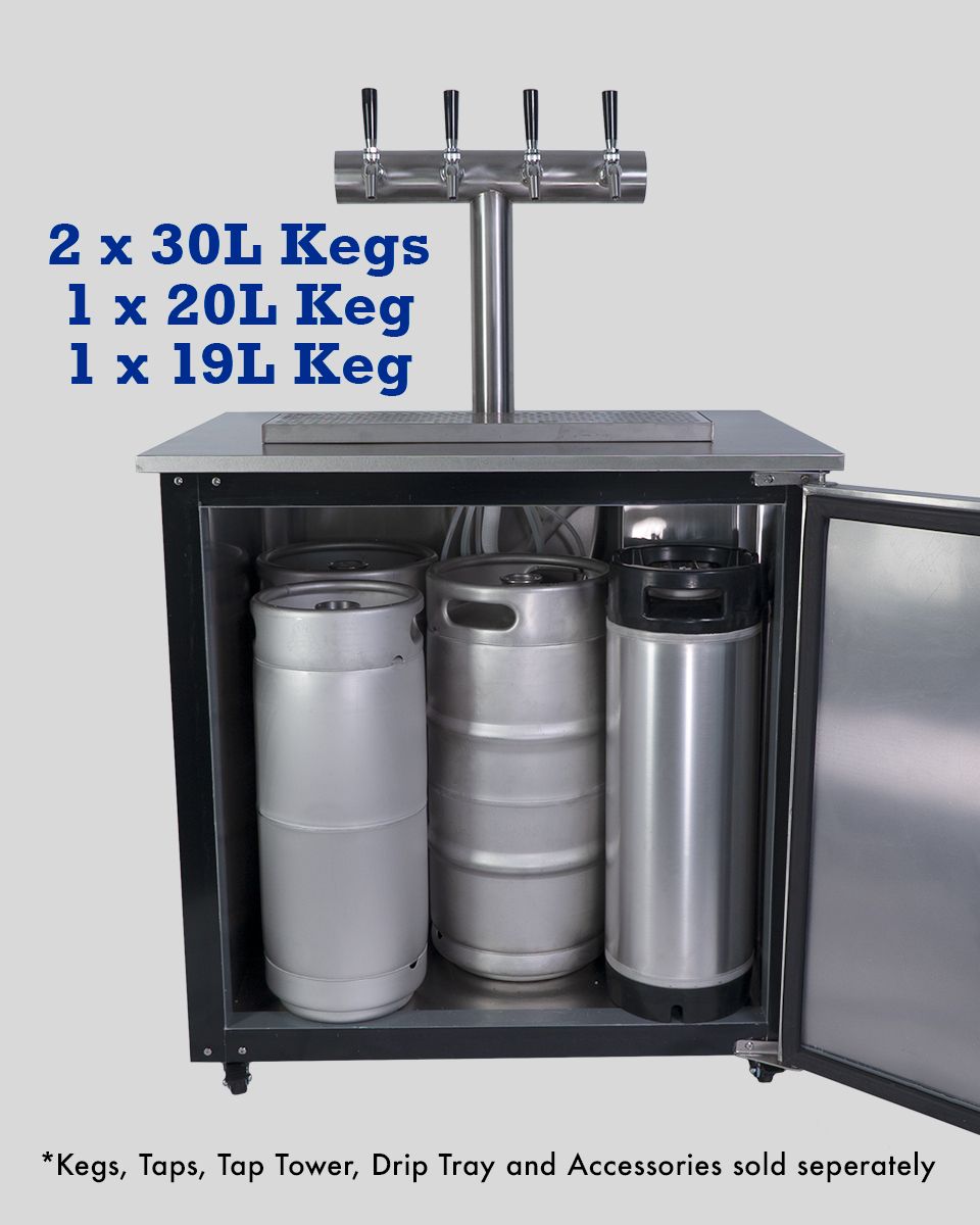 Beer Keg Fridge KegMaster Solstice 6 Keg 12volt DC Kegerator