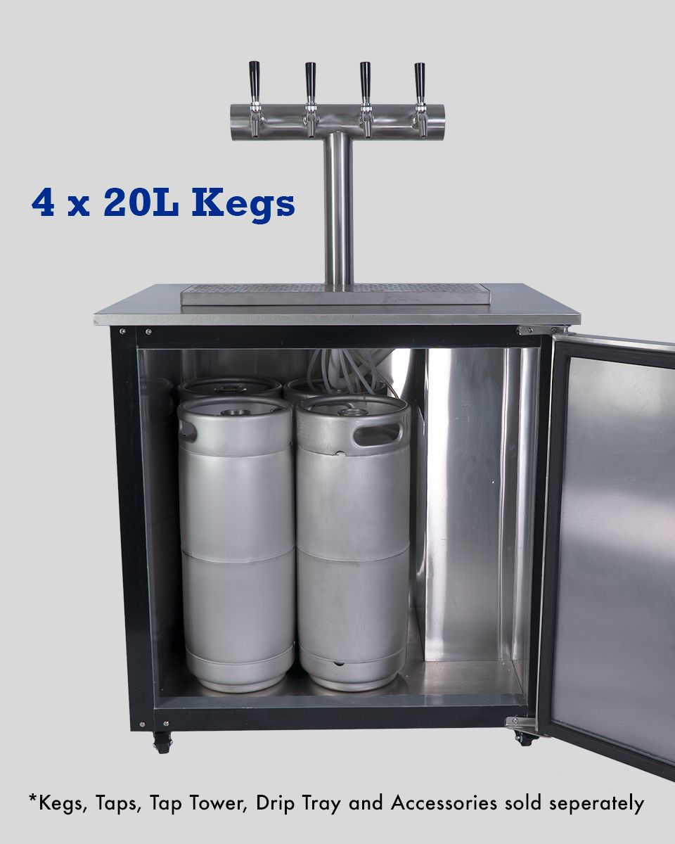 Beer Keg Fridge KegMaster Solstice 6 Keg 12volt DC Kegerator