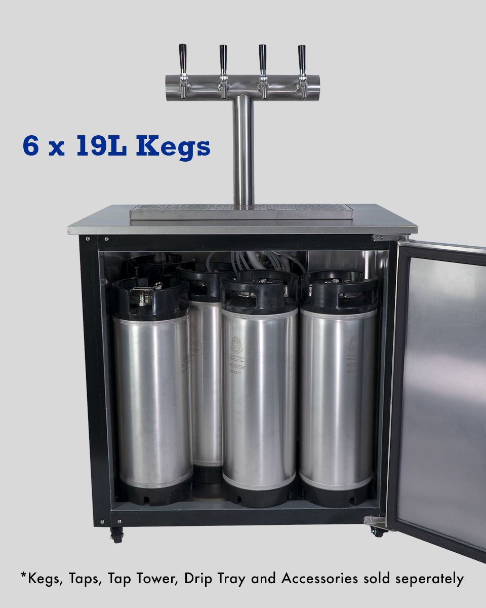 Beer Keg Fridge KegMaster Solstice 6 Keg 12volt DC Kegerator