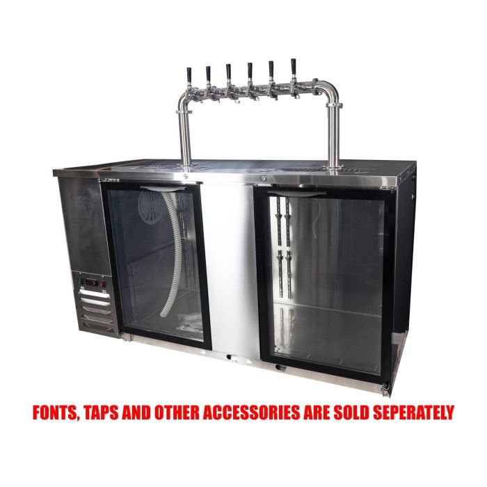 Kegerator | KegMaster Super Deluxe | Two Door Large