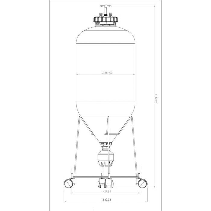 Keg King Fermenter King Uni Tank - 60L