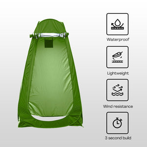 Shower Tent | 2 Window | Green