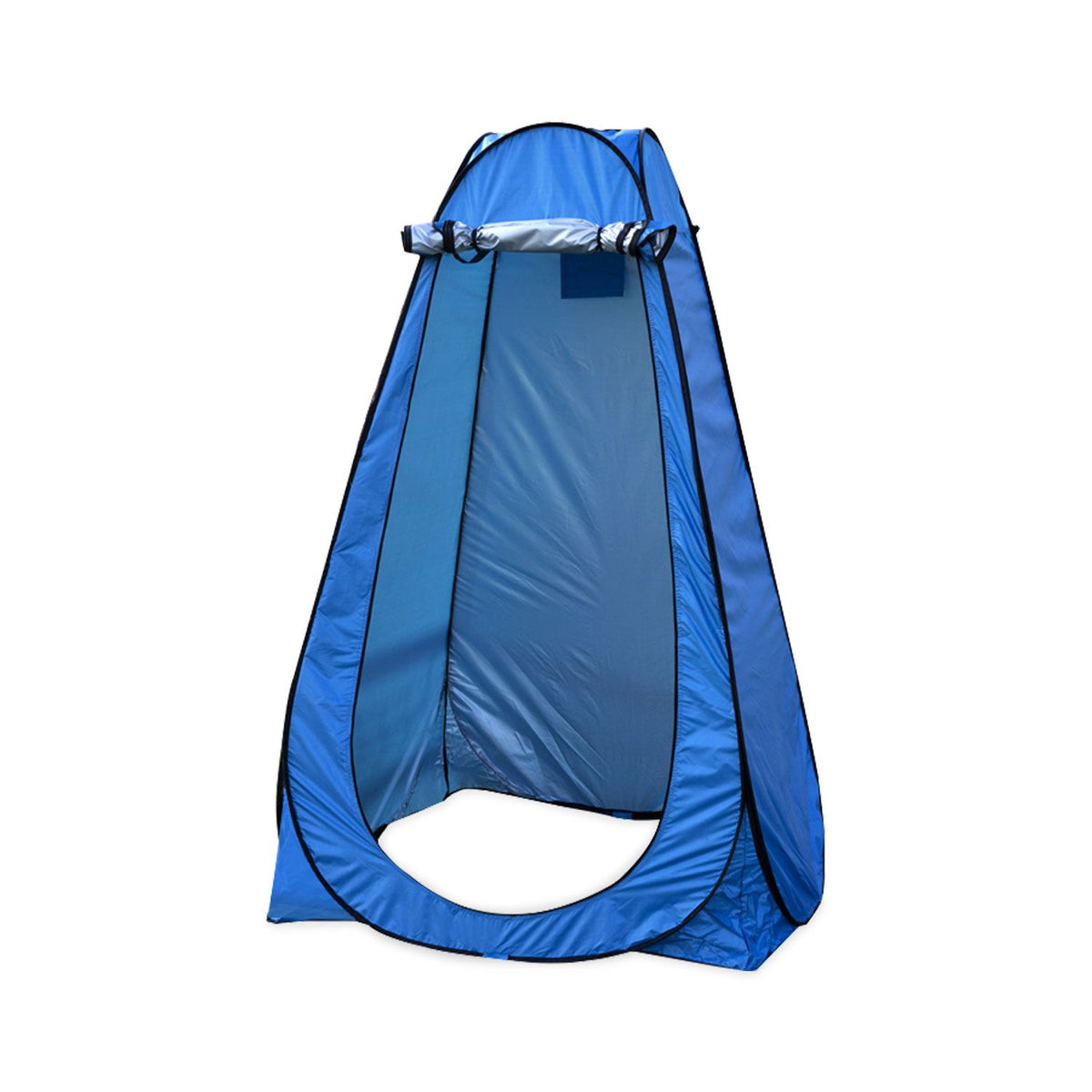Dark Blue Shower Tent with 2 Windows by
