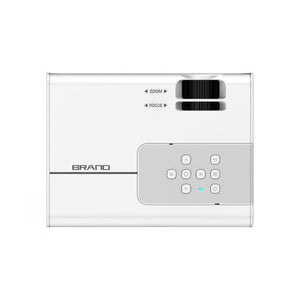 MIRAKLASS WiFi Video Projector 1080P 150 Ansi Lumens (White) MK-W16H-2-WJ