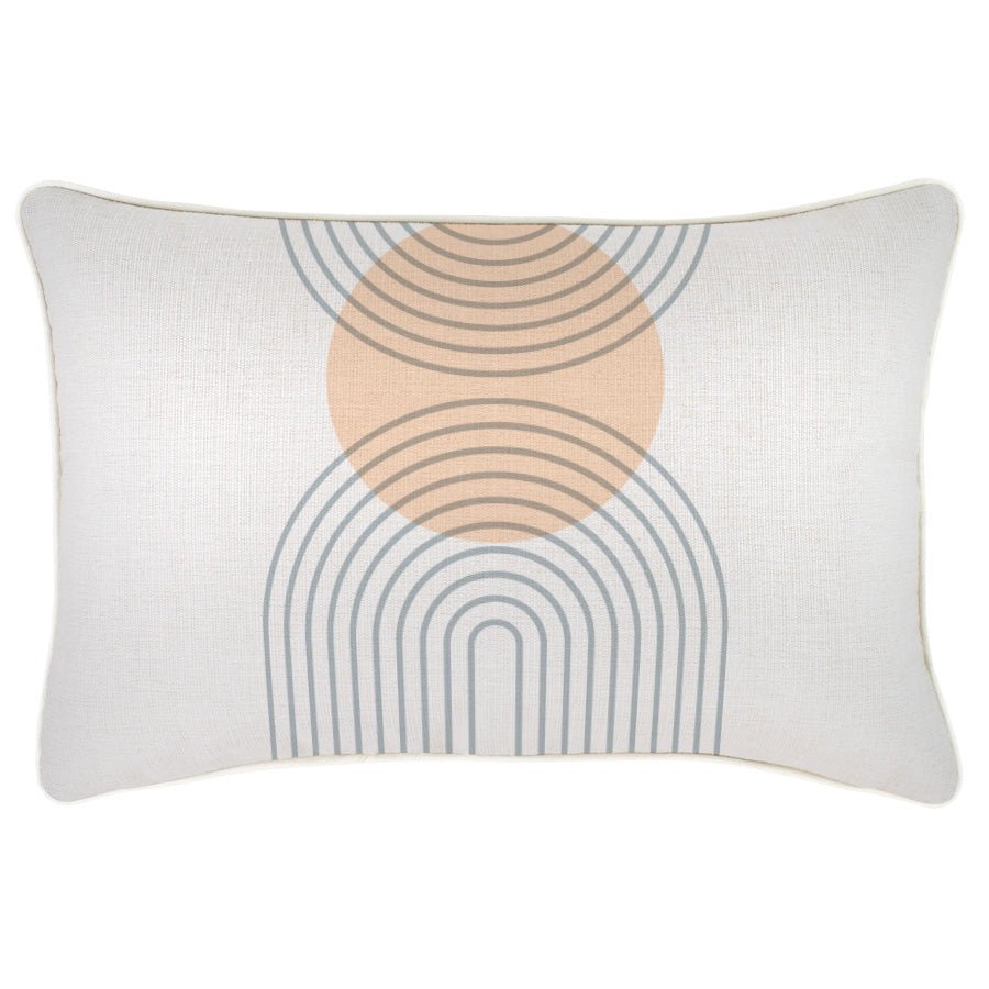 Cushion Cover-With Piping-Rising-Sun-35cm x 50cm