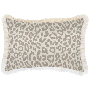 Cushion Cover-Coastal Fringe- Safari- 35cm x 50cm