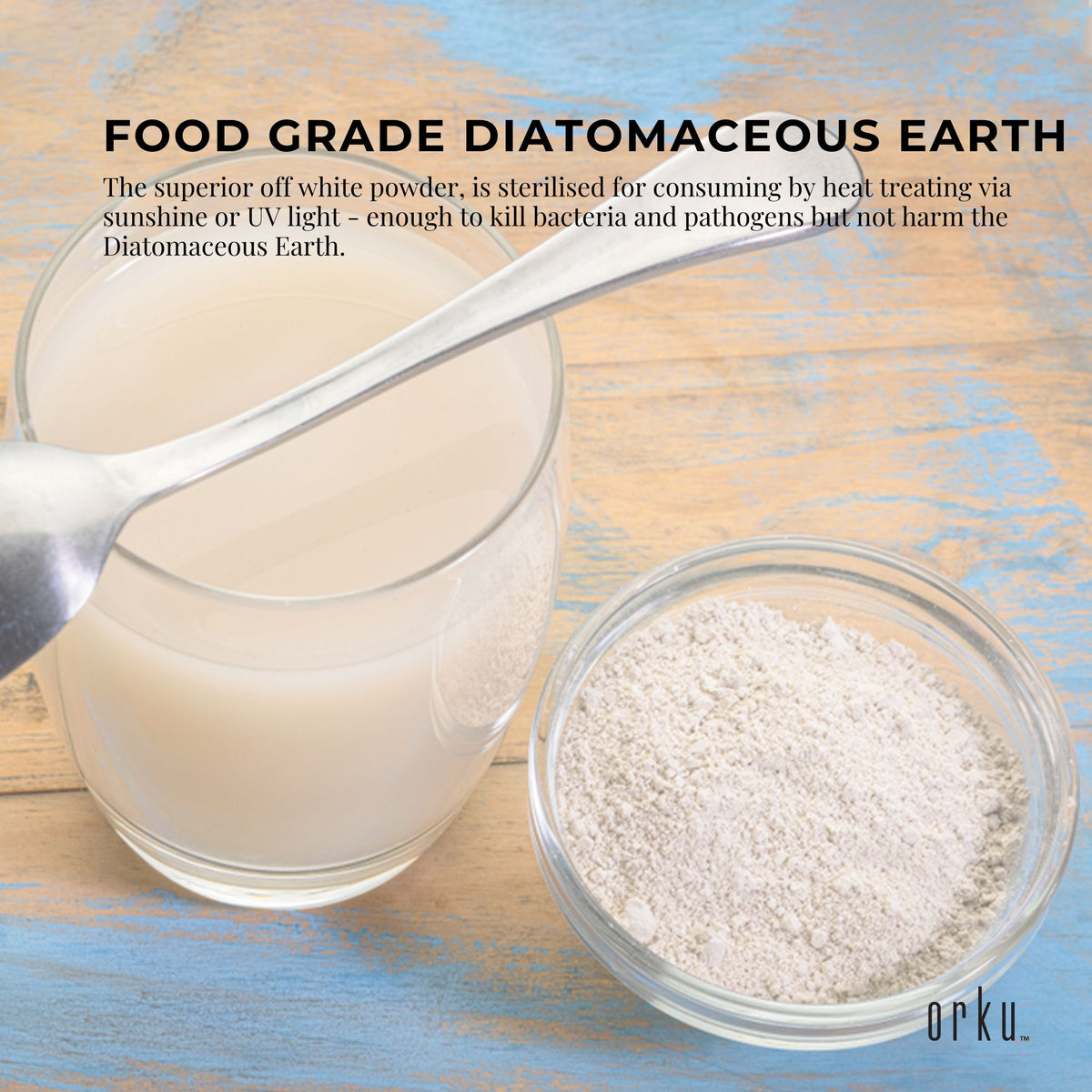 5Kg Organic Fine Diatomaceous Earth | Food Grade Fossil Shell Flour Powder