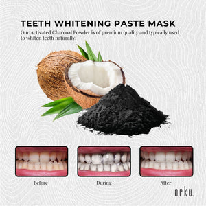 10g Activated Carbon Powder | Coconut Charcoal for Teeth Whitening and Skin Masks