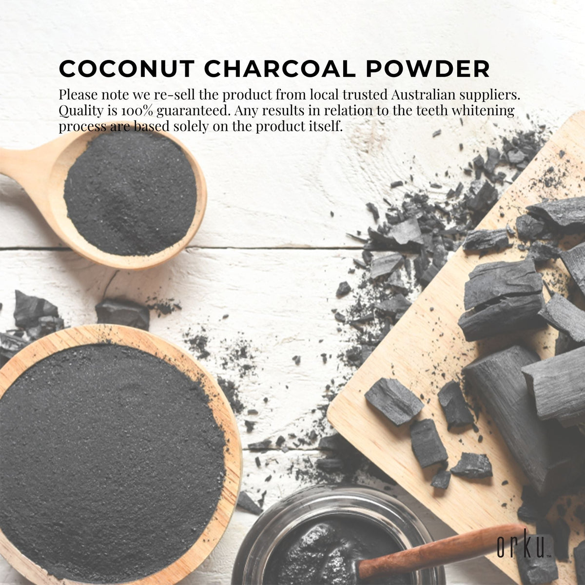 10g Activated Carbon Powder | Coconut Charcoal for Teeth Whitening and Skin Masks
