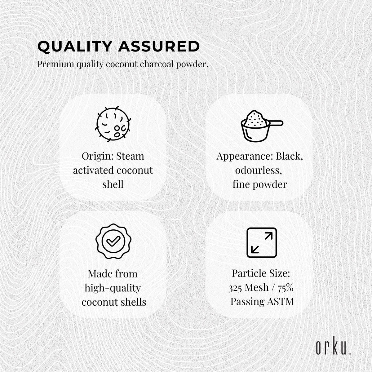 10g Activated Carbon Powder | Coconut Charcoal for Teeth Whitening and Skin Masks