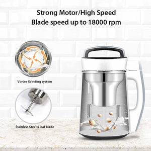 Electric Soy Bean Milk and Soup Maker Machine | Automatic Soya Almond Nut Blender
