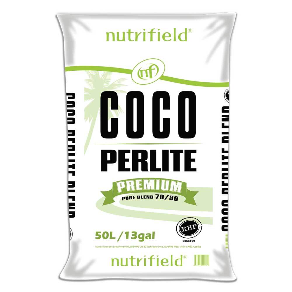 50L Coco Perlite Premium Nutrifield | 70% Coir 30% Hydroponic Plant Growing Medium