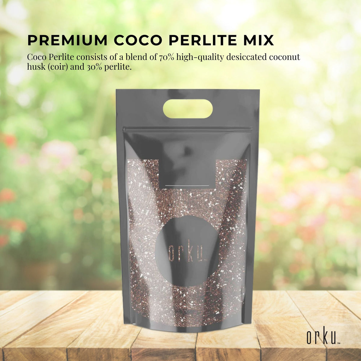 5L Premium Coco Perlite Mix | 70% Coir Husk 30% Hydroponic Plant Growing Medium