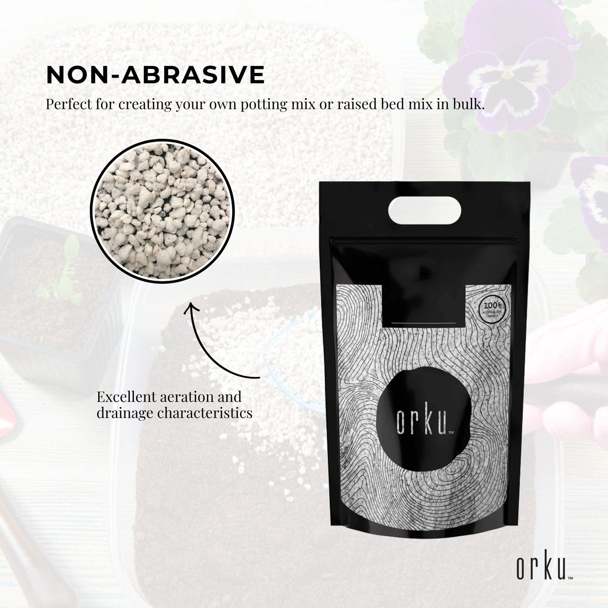 10L Premium Perlite Coarse Soil | Expanded Medium for Hydroponics and Plants