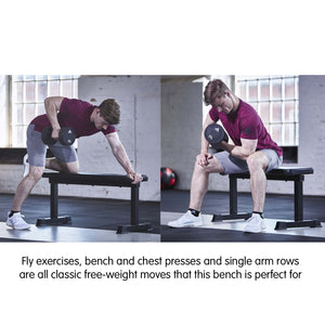 Essential Flat Exercise Weight Bench