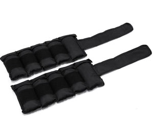 Sports Heavy Duty Adjustable Ankle Weights - 5 Kg, 2 Pieces by Powertrain