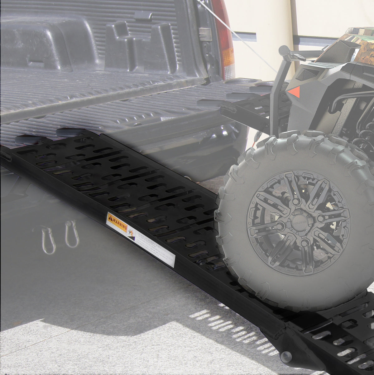 Aluminium ATV Loading Ramp | Foldable | Black Color | Rigg Brand