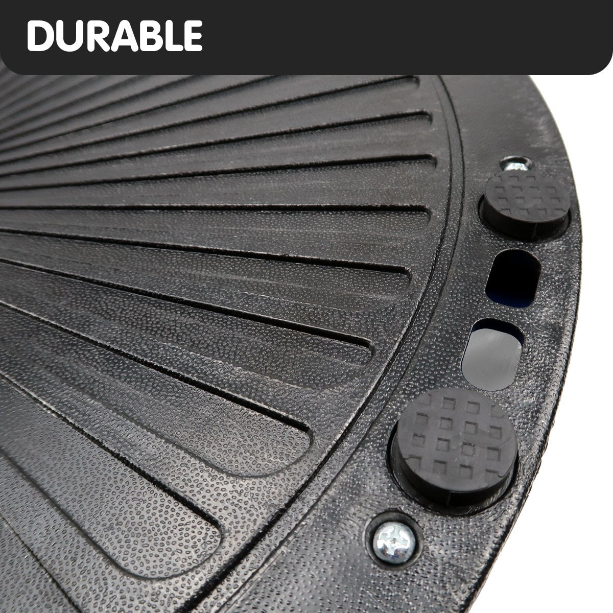 Fitness Yoga Ball | Home Gym Workout Balance Trainer | Grey