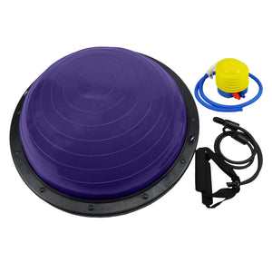 Fitness Yoga Ball | Home Gym Workout Balance Trainer | Purple