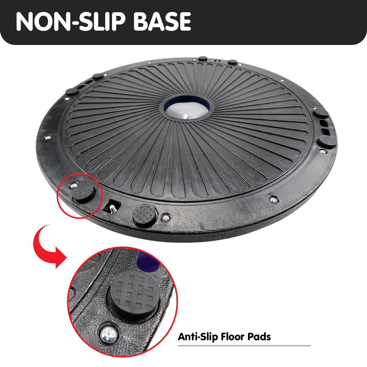 Fitness Yoga Ball | Home Gym Workout Balance Trainer | Purple