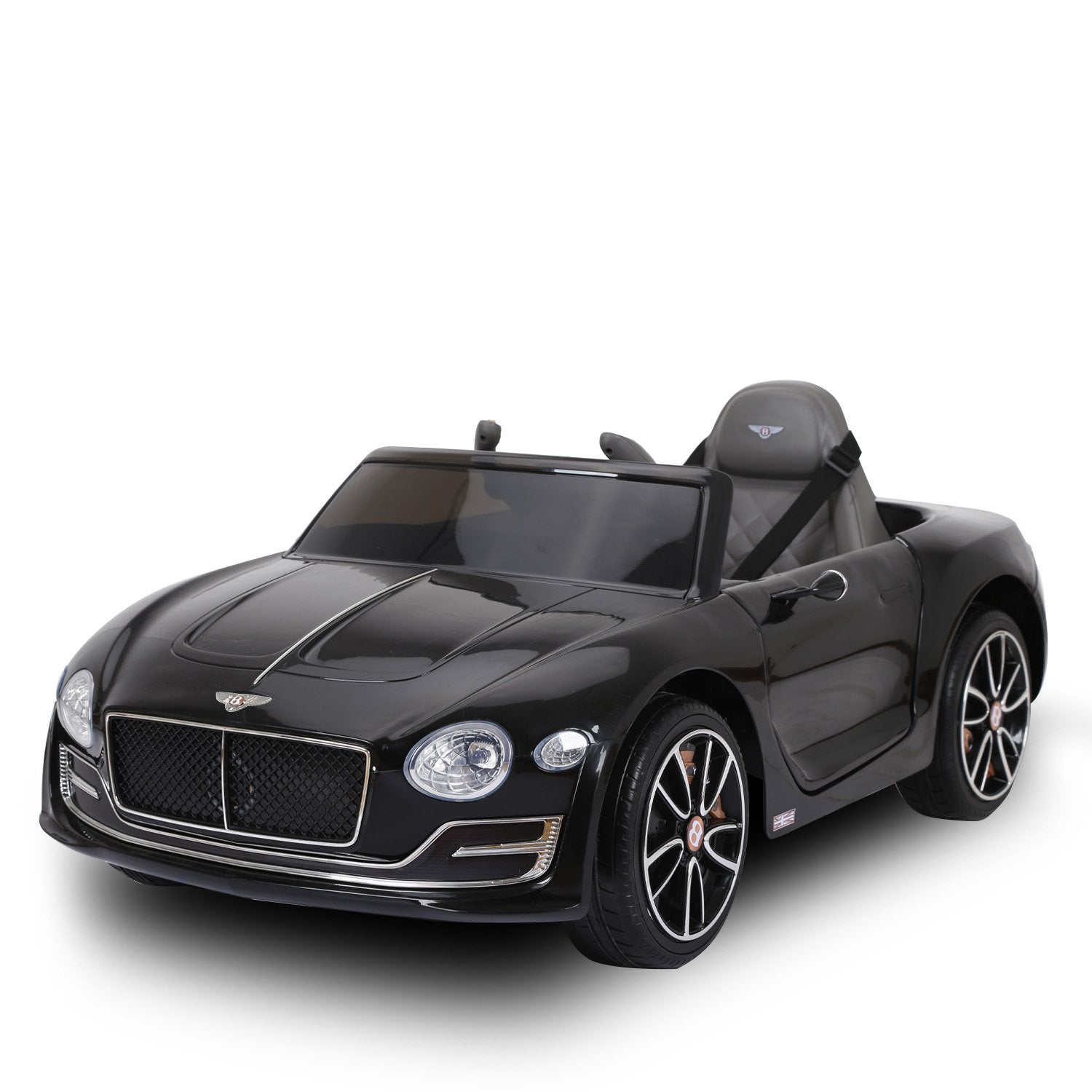 Bentley Exp 12 Licensed Speed 6E Electric Kids Ride-On Car (Black)