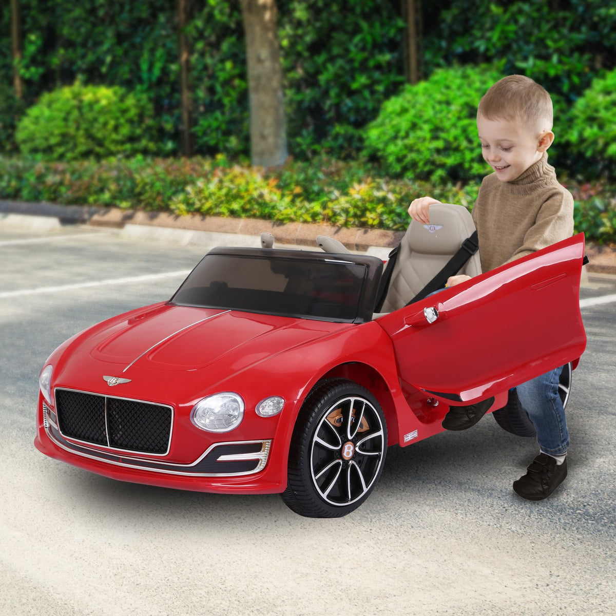 Bentley Exp 12 Speed 6E Licensed Kids Ride-On Electric Car with Remote Control (Red)