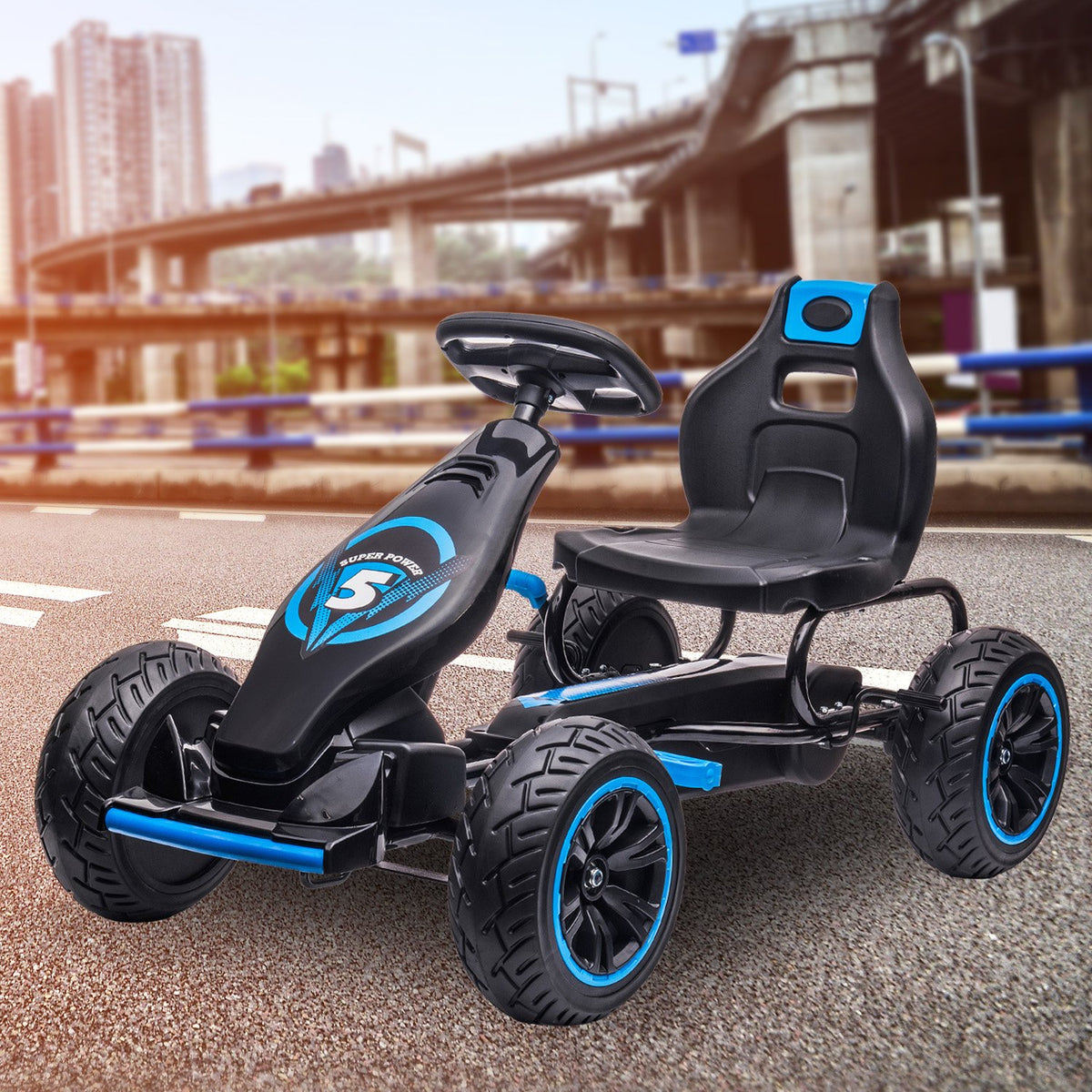 Kahuna G18 Kids Pedal Go Kart (Blue)